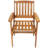 Sibyl 3-Piece Meranti Wood Patio Conversation Set