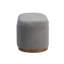 Banc de rangement à plateau relevable Mid-Century avec siège rembourré en mousse - Revêtement en velours côtelé gris, capacité de poids de 300 lb, aucun assemblage requis