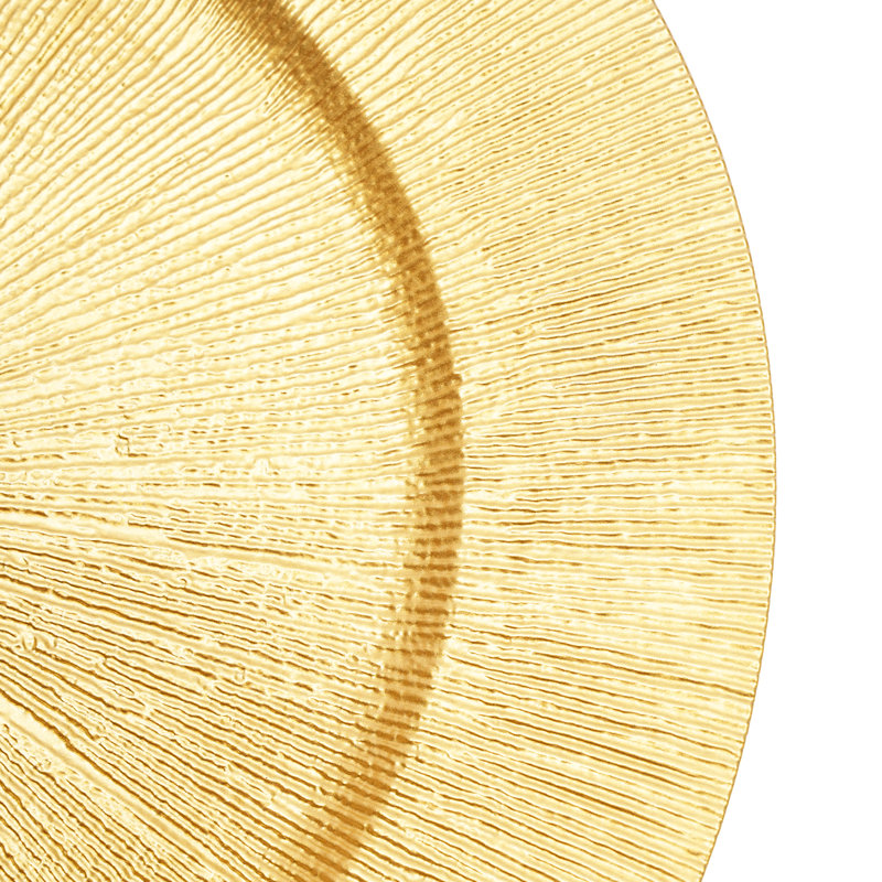 13'' Round Charger (Set of 50), Gold