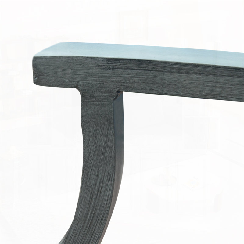 Chaise de salle à manger d'extérieur moderne en aluminium avec coussin