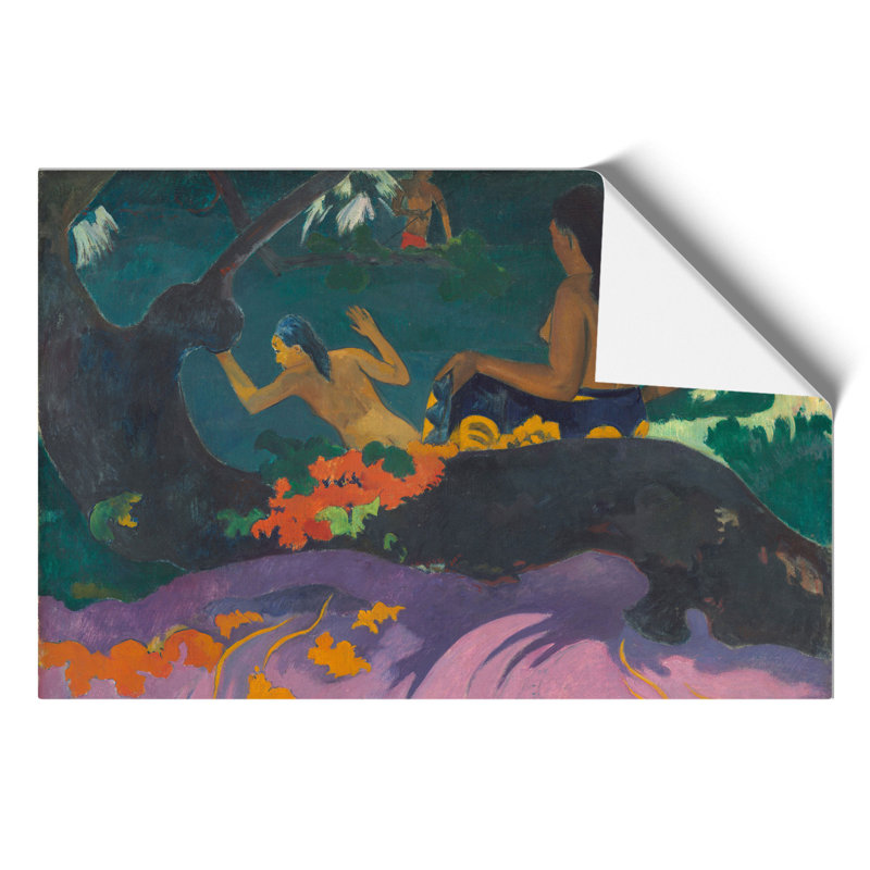 By The Sea by Paul Gauguin - No Frame Painting, 42cm H x 59cm W x 0.1cm D