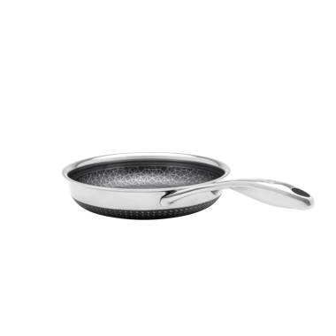 LEXI HOME Diamond Tri-ply 3-Piece Stainless Steel Nonstick Frying