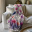 Timeless Evergreen Florals - 1 pièce Sherpa Premium - impression d'art luxueux-97195890