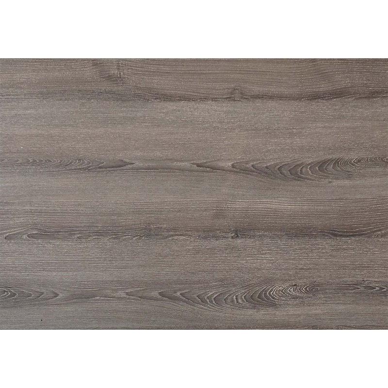 Table de bout, table de bout, table de bout, table de chevet, tiroir de rangement, stratifié brillant, métal chromé, Taupe