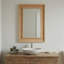 Miroir mural rectangulaire en bois naturel 20 "x 30", cadre en bois massif pour ferme, salle de bain, vestibule | Idée de cadeau-758843124-758843123