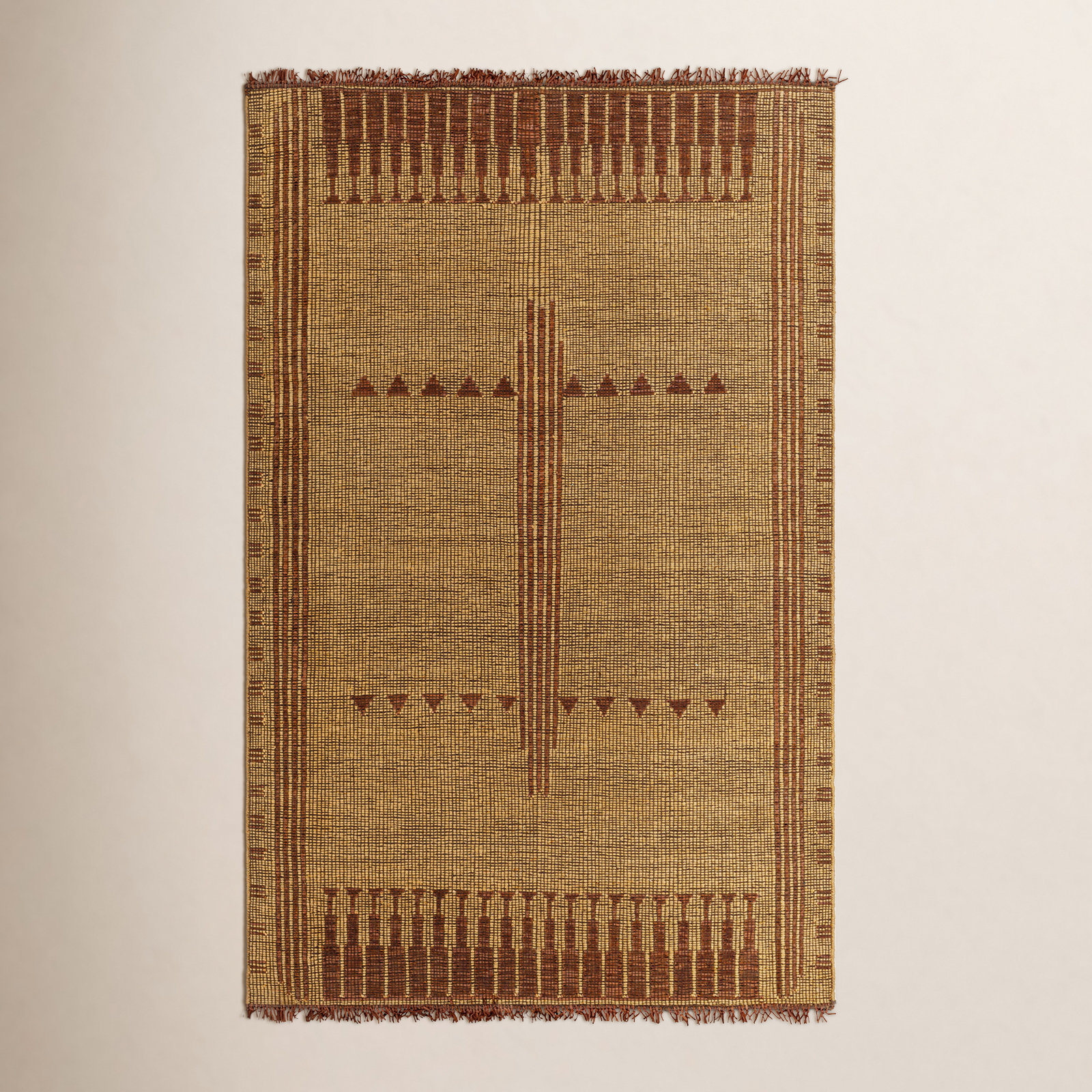 Alfi Handmade Rug, Rectangle 2' x 3'