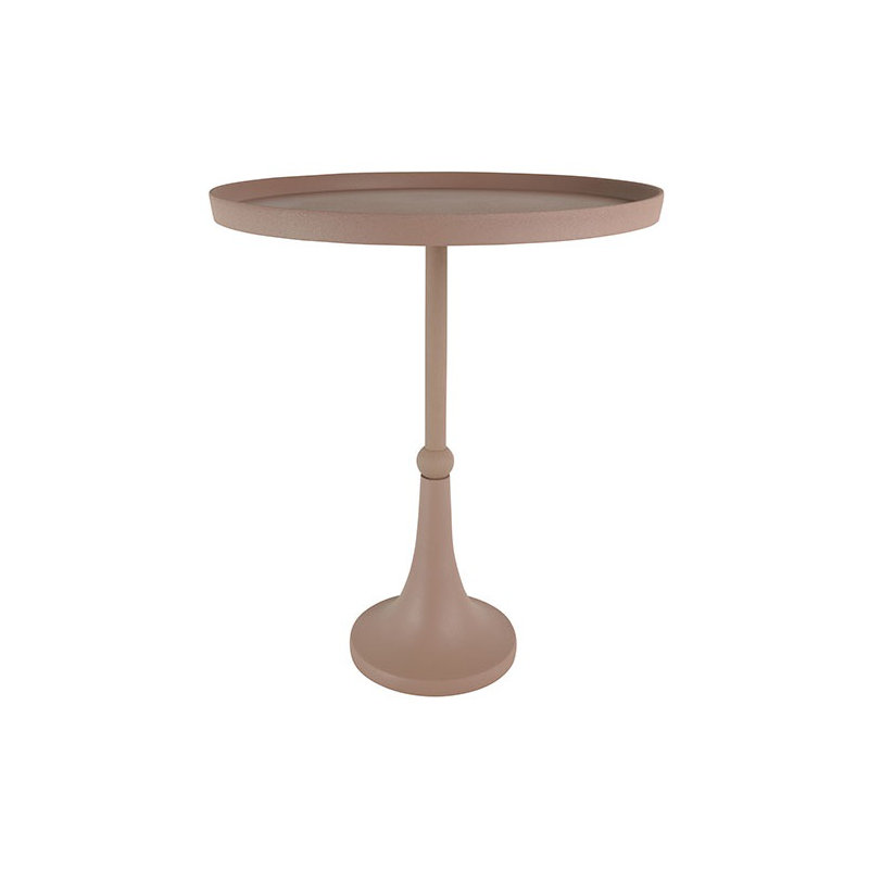 Thoman Tray Top Drum End Table, Old Pink