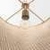 Tosha Is A 1-Light Pendant Featuring A Tapered Drum Shade Woven From Cotton Rope With A Gold Finished Chain And Canopy.
