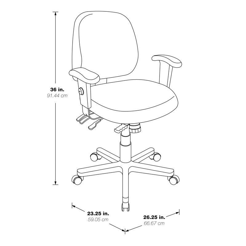 Chaise de travail ergonomique, Diamant - Jet