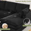  Canapé modulaire modulaire avec méridienne, Coussin double couche profond et confortable-128968746-128968754