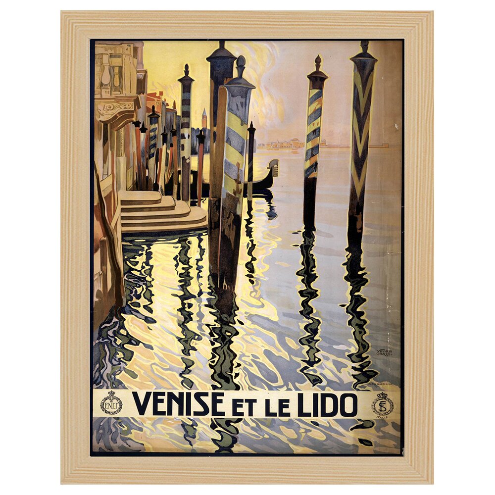 Leinwandbild Venise Et Le Lido