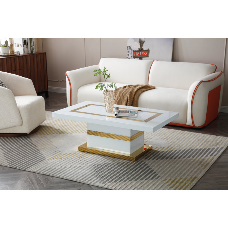 Cantres Glass Top Single Coffee Table