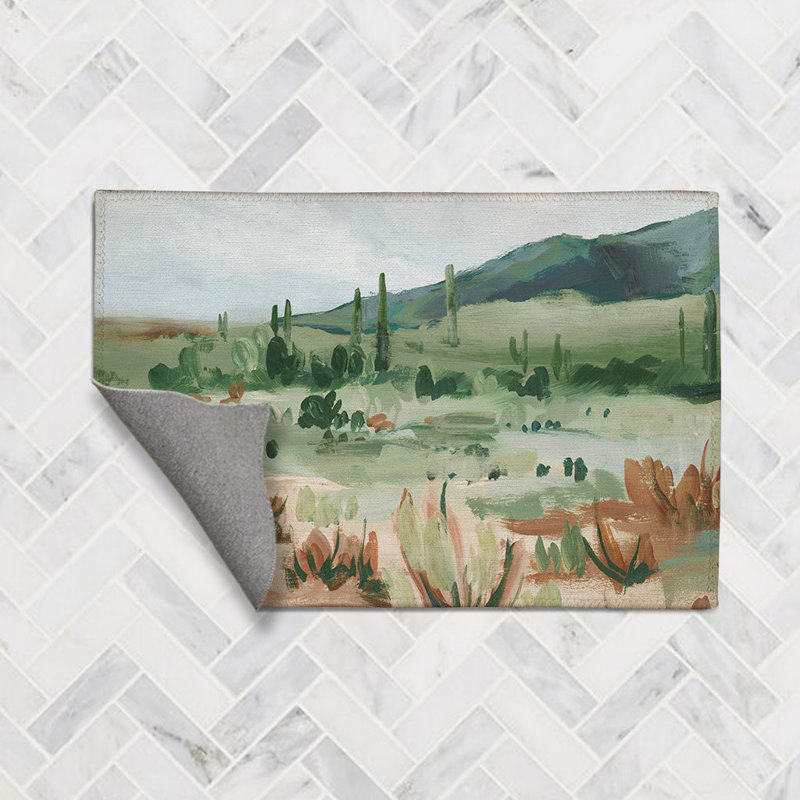 Cactus Field Chenille Accent Rug, Rectangle 2' x 3'