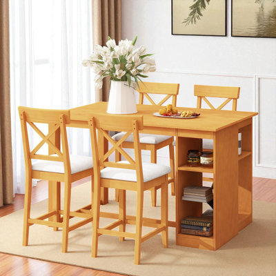 5 - Piece Counter Height Dining Set by Gracie Oaks