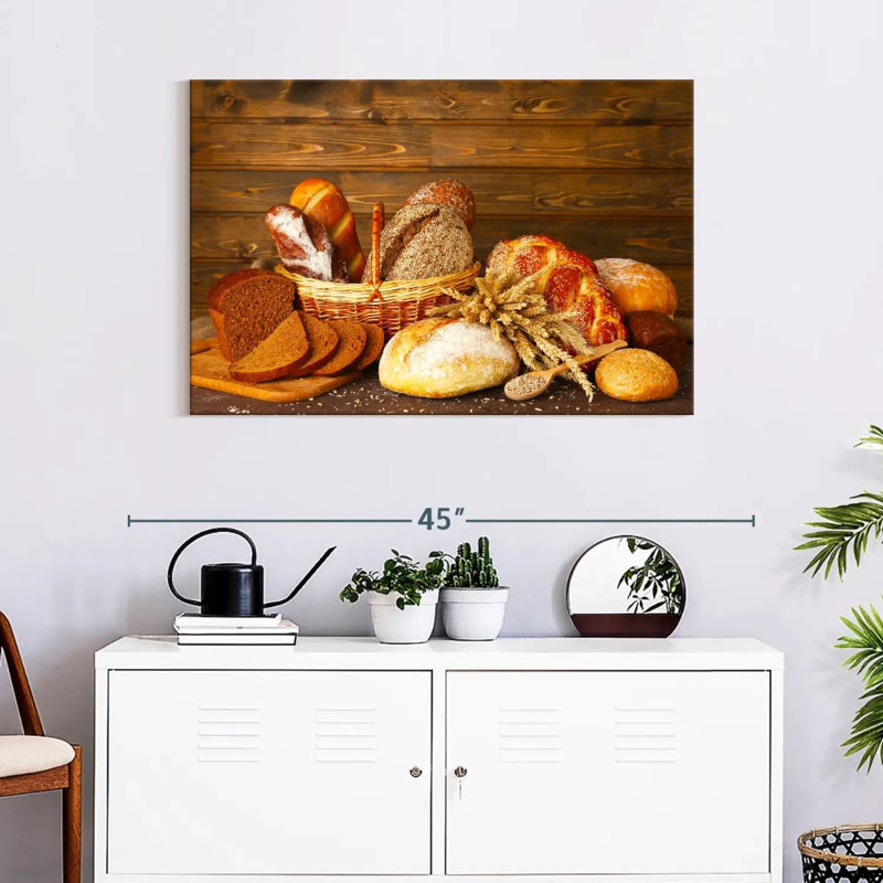 Bread Assortment Canvas Print, 24" H x 36" W x 1.25" D