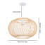 Luminaire suspendu géométrique 1 lumière Helsel-1279315145