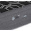 Matelas pour grand lit de 12 po, mousse à plateau lisse pour un sommeil de détente moyen, nuits glacières en couche de glace, 2 po avec gel de cuivre, argent et graphite