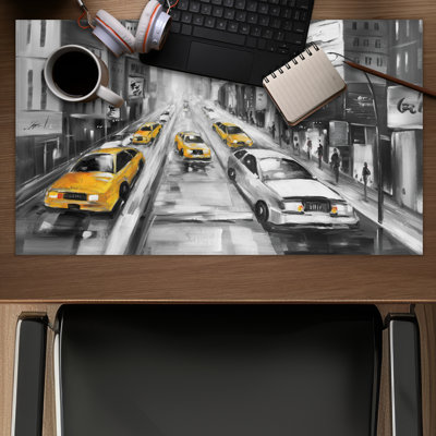 Yellow Taxis in New York Gaming Mat | Living Room Decor