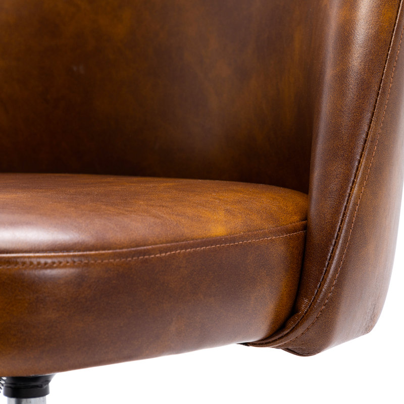Chaise de travail Abderdeen, Brun jaunâtre