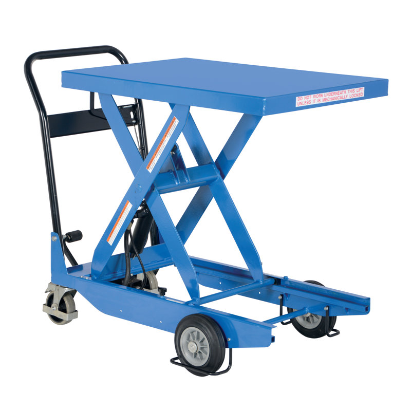 Chariot à ciseaux simple de qualité supérieure, H 39 po x l 24 po x P 44 po