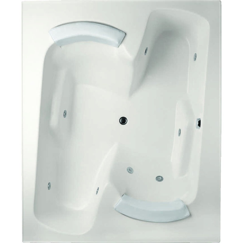 Penthouse 72'' L Bathtub, White