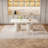 62.99" Modern Rectangle Cream White Dining Table Set with 4 Chairs for Kitchen, Bar, Living Room-1200877693-1179052235