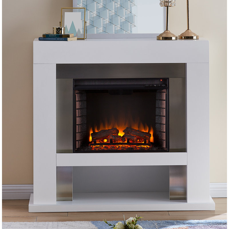 Lirrington Stainless Steel Fireplace