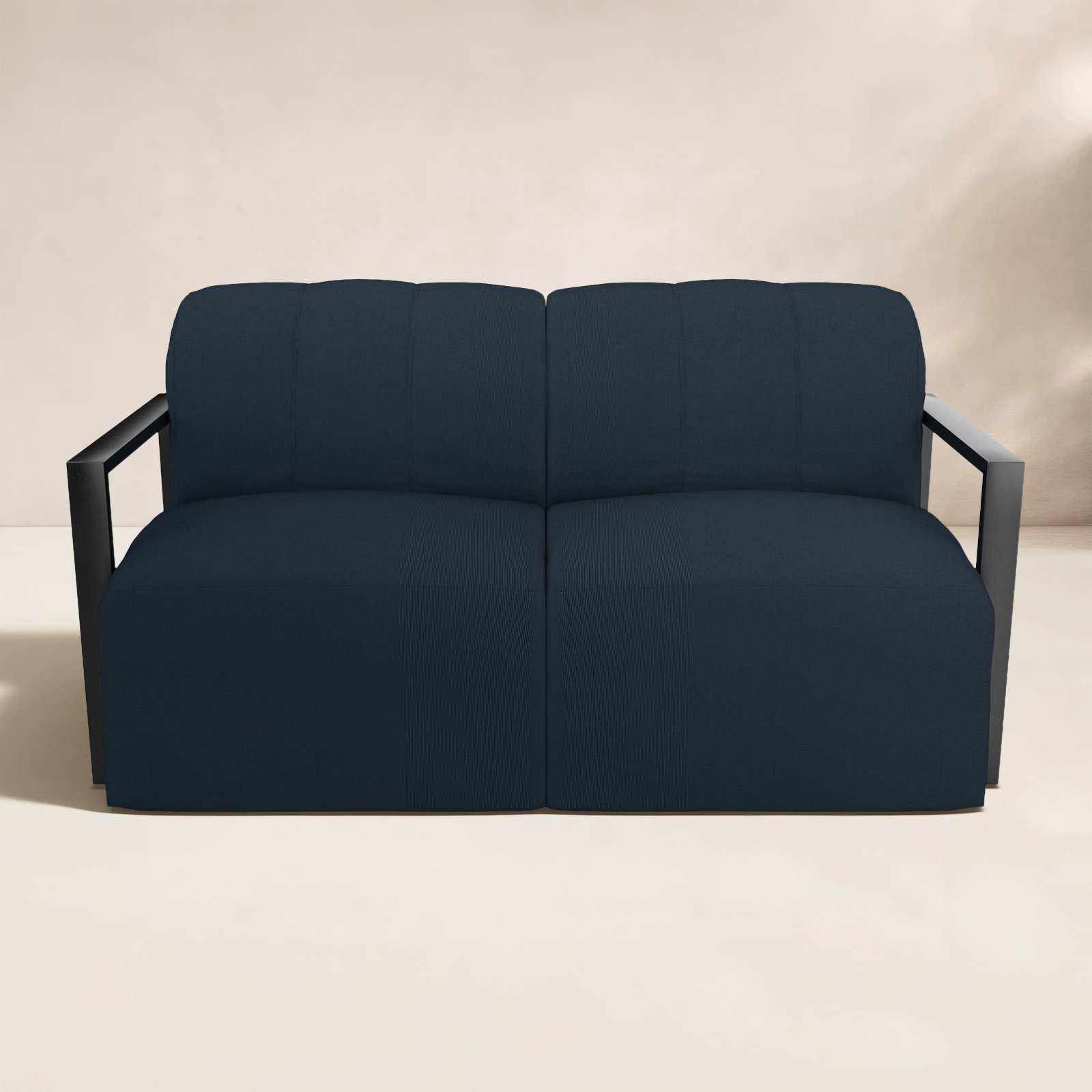 Rosalie 62" Sunbrella® Patio Loveseat, Sunbrella® Canvas Navy