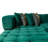 Ariana Velvet Double Chaise Sectional-351797007