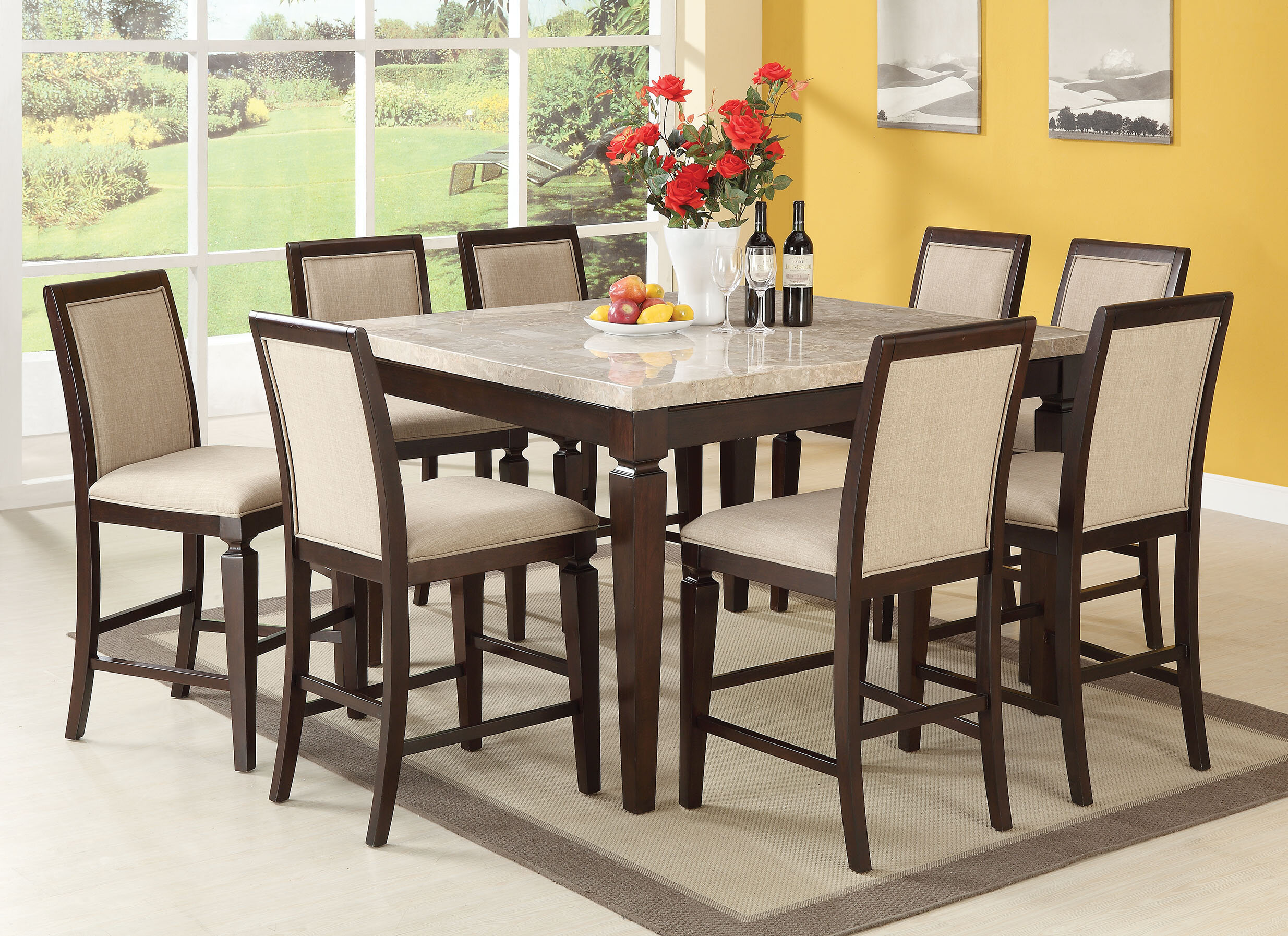 Wayfair 9 best sale piece dining sets