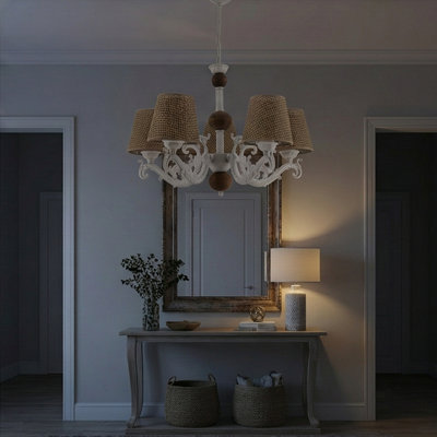 Lustre rétro 5 lumières