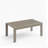 Outdoor Metal Coffee Table, All-Weather, Wood-Look Top, Khaki Frame, 43 X 24 Inches | Gift Idea-1250502378