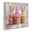 Pastel Bunny Ear Cupcakes gris, estampe numérique, design par Franklyn Gregory-115186478-114297485