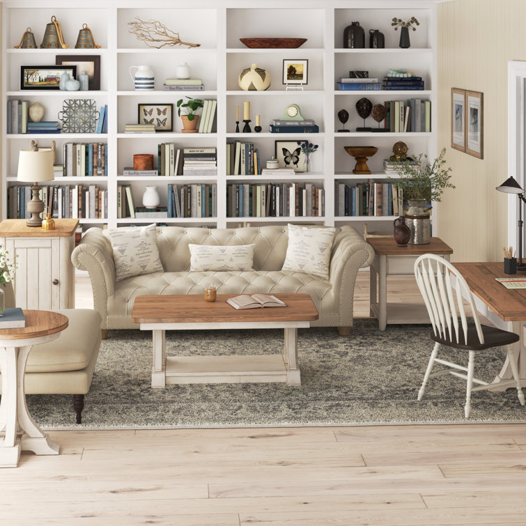 Nyx 5 - Piece Solid Wood Living Room Table Set