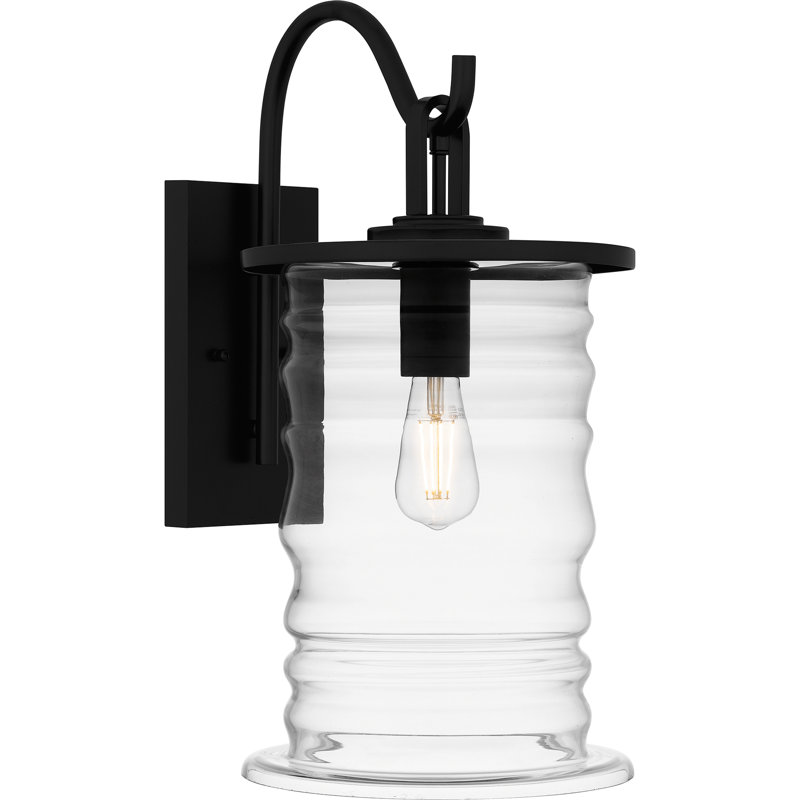 Lanterne murale d'extérieur 1 lumière Aamorah, H 21 po x l 10,5 po x P 14 po