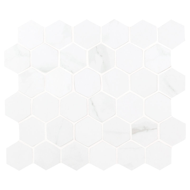 Astoria Isla Hexagon 12 in. x 12 in. Matte Porcelain Mosaic Floor and Wall Tile