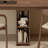 Nut-brown Rectangular Solid Wood  desk-1274399552