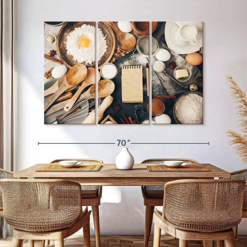 Senne Busy Baking, 32" H x 50" W