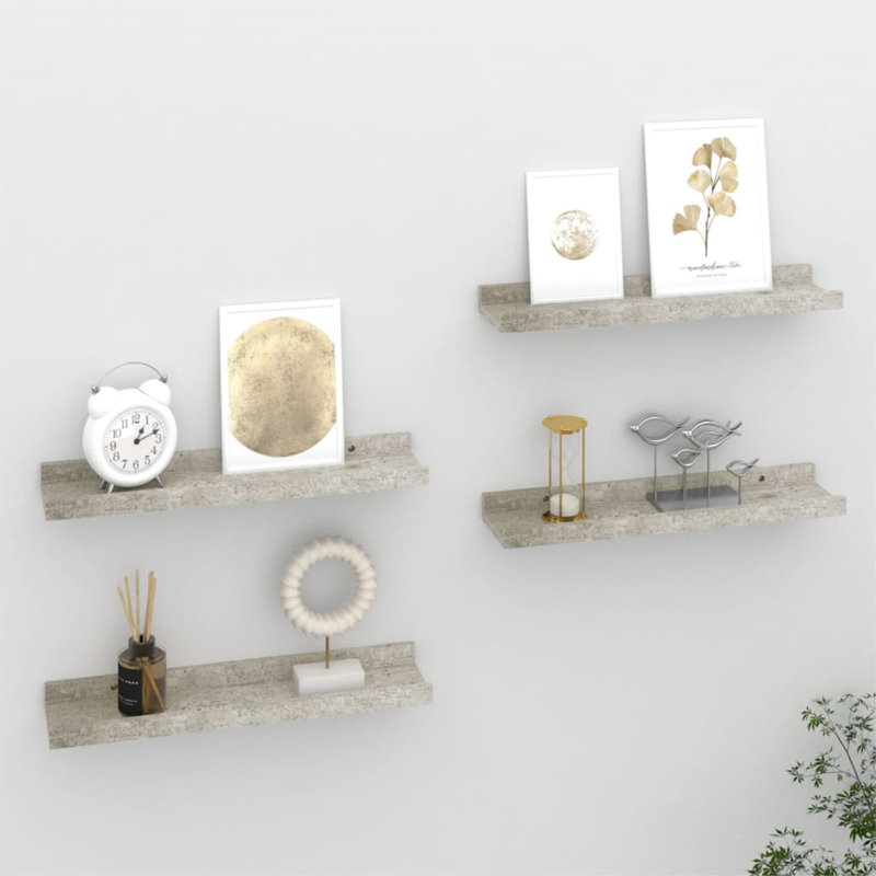 Floating Shelf, 1.2'' H x 15.7'' W x 3.5'' D, White