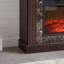 Foyer électrique avec manteau de cheminée, cadre de cheminée avec insert de foyer de 23 po, flamme réglable, télécommande, l 41,34 po x P 14 po x H 40 po-344563731