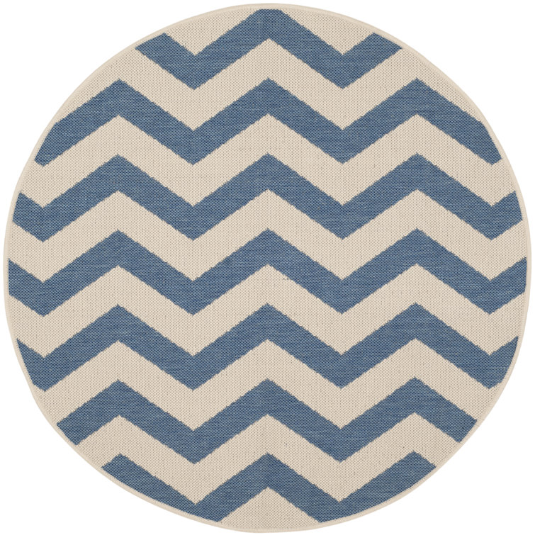 Arneshia Geometric Rust/Light Gray Indoor / Outdoor Area Indoor/Outdoor Area Rug
