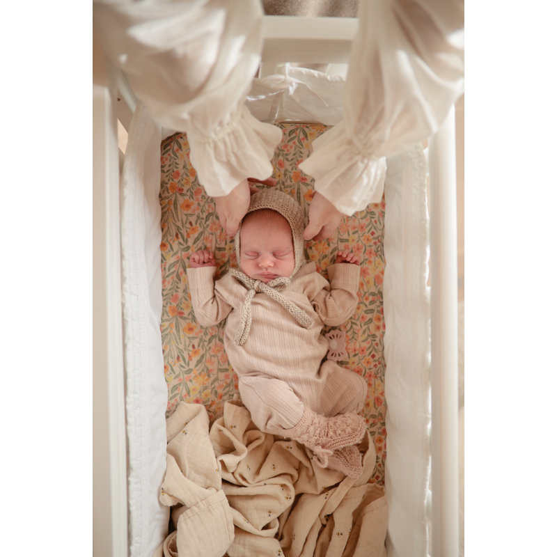 Extra Soft Muslin Crib Sheet, Falling Stars