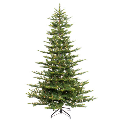 Lighted Artificial Fir Christmas Tree