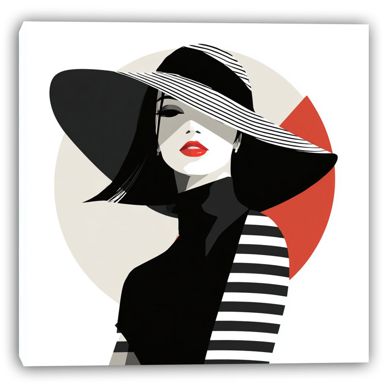 Art mural sur toile tendue Fashion Portrait