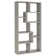 Tello 8-shelf Geometric Bookcase