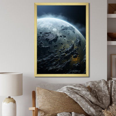 " Grey Ganymede Planet Subdued "