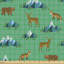 Scotty Deer Fox Bear Mountains Fabric