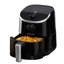 Daewoo Compact Air Fryer 2 Litre Mini Space Saving Energy Efficient Oil Free, 2L Single Pot Air Fryer - Blk