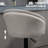 Homcom Adjustable Swivel Bar Stools Set Of 2, Linen Touch Fabric