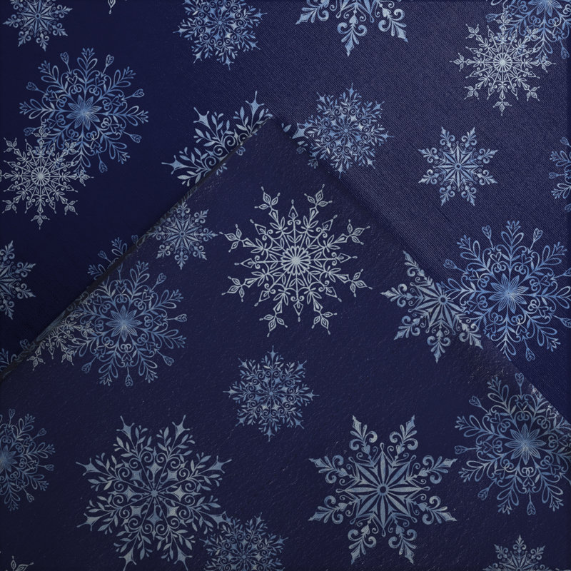 Ensemble de housse de couette 100% coton Pointehaven, Double/Grand, Navy Geometric Shapes